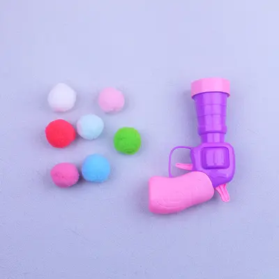 Silent Plush Ball Launcher Cat Toy, Interactive Self-Play - 8