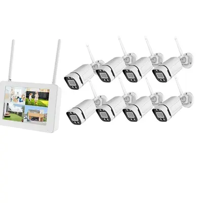WiFi-Set drahtlose Überwachungsanlage mit Display, WiFi NVR Rekorder, drahtlose Überwachungsanlage - 6