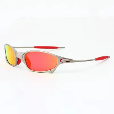 Silver Metal Frame Polarized Sunglasses for Men and Women, Outdoor Driving Sports - 11