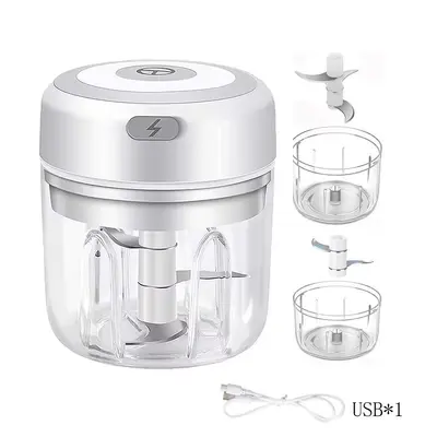 Wireless Electric Garlic Mincer Multifunctional Garlic Crusher Meat Grinder Kitchen Food Processor Blender Garlic Paste Maker - 13