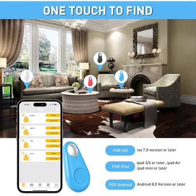 Bluetooth-трекер для поиска ключей, антипотеринговый брелок в форме капли воды
