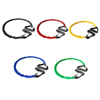 Single-Arm Chest Expander Resistance Rope Back and Strength Training