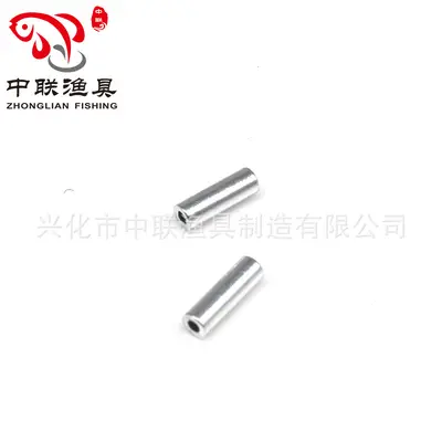 Round, Single-Tube and Oval Aluminum Sleeves for Fishing Line Sets