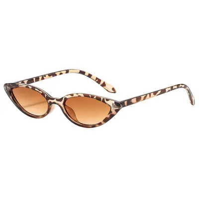 Retro Cat-Eye Women's Sunglasses, Small Triangle Frame, UV Protection - 9