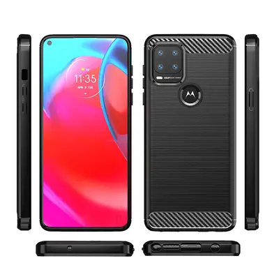 Moto G Stylus5G cep telefonu kılıfı için uygundur Edge20Fusion/20Lite koruyucu kapak fırçalanmış yumuşak silikon
