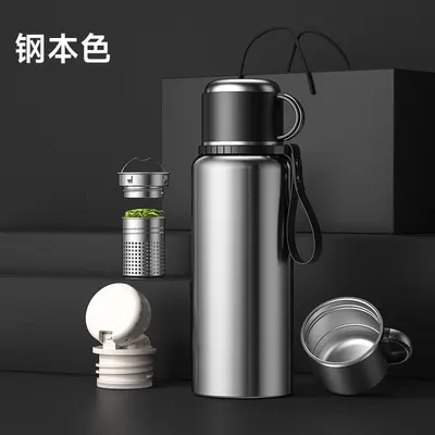 316 Stainless Steel Insulated Cup, Large Capacity with Infuser - 9