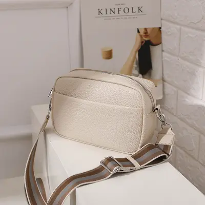 Solid Color PU Small Square Women's Crossbody Bag, Everyday Shoulder Style - 9