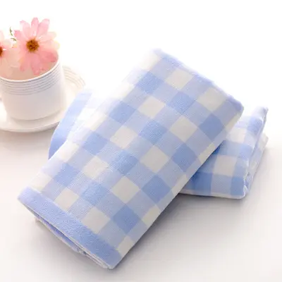 Gaoyang pure cotton checkered towel set, adult - 7