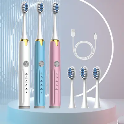 Electric Toothbrush, Ultrasonic, Adult Soft Bristles, Fully Automatic - 2