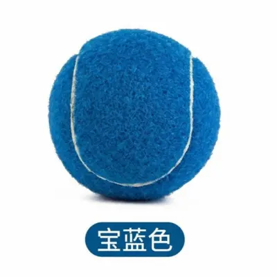 Elastischer Hundetennisball, bissfest, zum Zahnen, mit Quietscher - 9