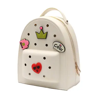 Cartoon Print Bucket-Shaped Backpack for Women - 3