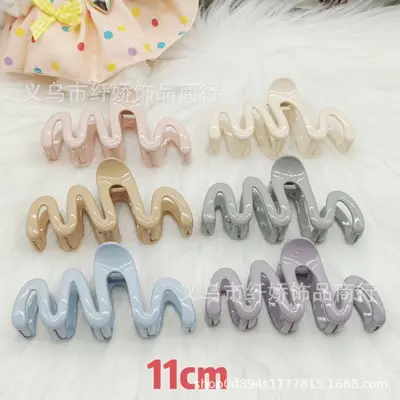 High-quality durable plastic hair clips with grip claw design, bath hair clips, hair accessories, head clips - wholesale direct from source, bulk orders welcome, from $2 stores - 11