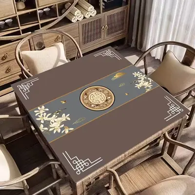American-Style Fabric Mahjong Table Mat, Silent, Absorbent and Anti-Slip - 13