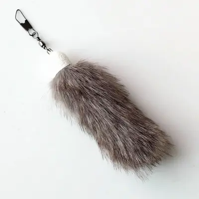 Imitation Rabbit Fur Cat Toy Refills with Small Tail - 12