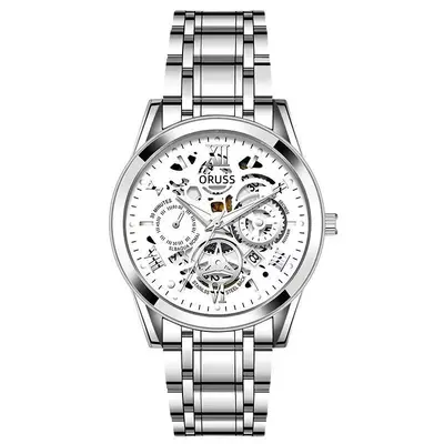 Official movement Swiss brand men's watch waterproof men's watch luminous watch hollow dial diamond watch calendar fashion watch - 7