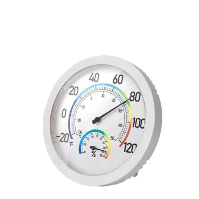 Grenzüberschreitendes 150mm Durchmesser 6 Zoll großes Zifferblatt Innen-Thermo-Hygrometer, importiertes Uhrwerk, ABS-Material, für den Export in Europa und Amerika