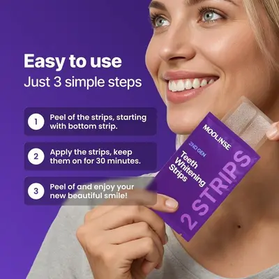Mor Whitening Strips Diş Bandı, Diş Minesini Koruyan ve Beyazlatan - 3