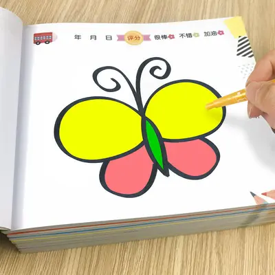 Children's coloring and drawing book set - 2