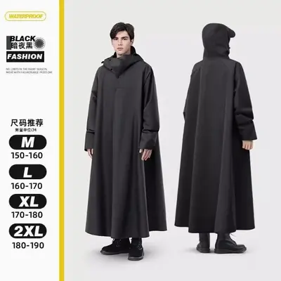 Thick long raincoat for electric vehicles, full-body protection, split-type design - 7