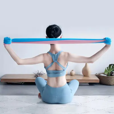 3 metre 2 metre uzatmalı elastik bant 3 metre yoga germe bandı fitness spor lastik bant yoga kurdelesi lateks bant 3m - 2