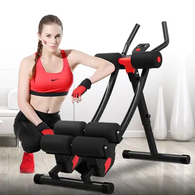 Split-Track Ab Trainer Fitness Equipment Sports Waist Shaper Home Lazy Abdominal Crunch Machine Abdominal Exercise Device Waist Slimming Machine