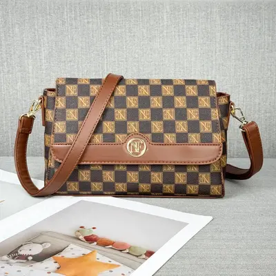 Damen-Handtasche mit Struktur, koreanischer Stil, Umhängetasche - 8