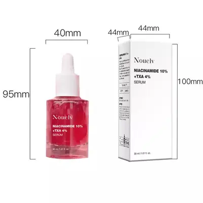 NOUELV Koreanisches Serum mit 10% Niacinamid, 4% Hyaluronsäure und Ceramid