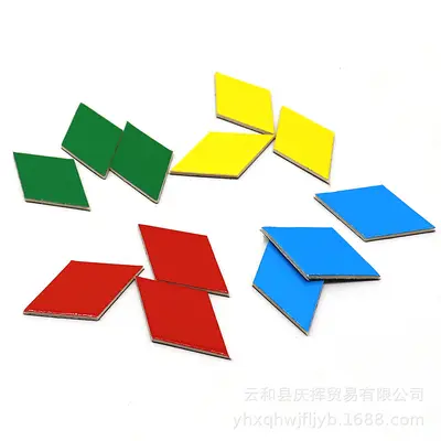 Holz-Magnet-Tangram Kühlschrankmagnete Puzzle-Set - 3