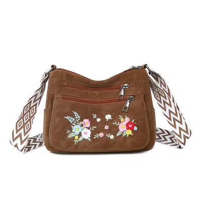 Women's Single-Shoulder Bag, Embroidered, Chinese Style, Large Capacity - 6