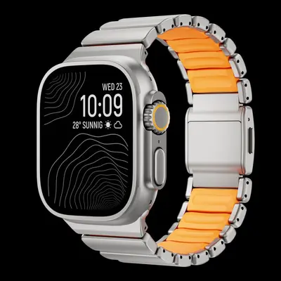 Titanium Magnetic Buckle Strap for Apple Watch S10, Ultra 3 Compatible - 12