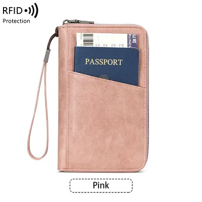 RFID passport wallet, large capacity - 10