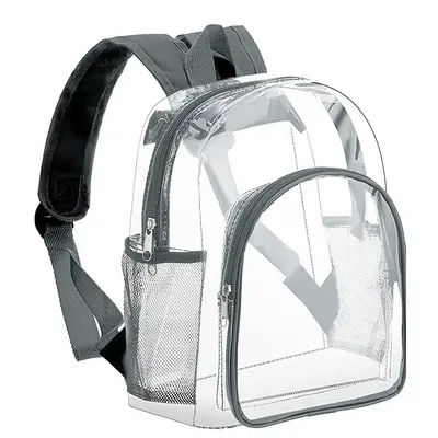 Transparent PVC Student Backpack, Customizable Color - 3