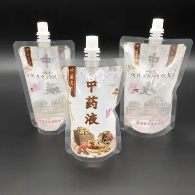 Versiegelte, selbstaufstehende Standbodenbeutel für traditionelle chinesische Medizin, Arzneisuppentüten und Kräutertee-Lebensmittelverpackungsbeutel, Hersteller von Flüssigverpackungen für traditionelle chinesische Medizin - 4