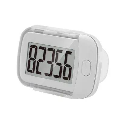 3D Sensor Pedometer with Belt Clip and Lanyard