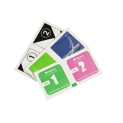Spot mobile phone dry and wet alcohol bag tempered film tool cleaning alcohol bag disposable alcohol cotton