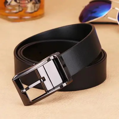 Paolo genuine cowhide belt, two-layer leather