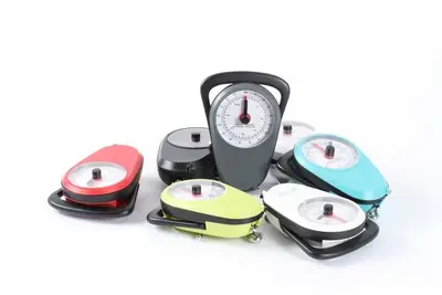 Sınır ötesi Amazon bahar çantası ölçekli çanta seyahat siyah çanta ölçeği 35kg mekanik tartı balıkçı vinç ölçeği - 7