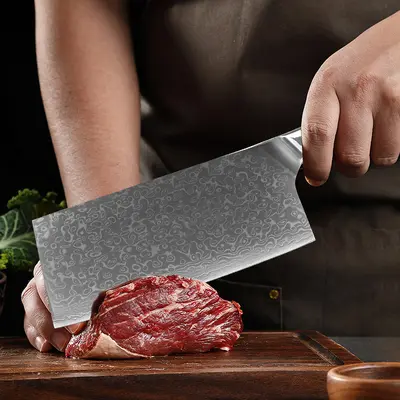 Damascus chef knife set, Japanese style - 4