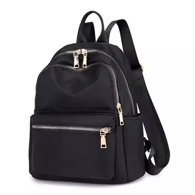 Women's Small Oxford Fabric Backpack, Versatile Canvas Style - 2