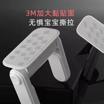 Child-Proof Door Handle Lock, Cat-Proof Pet Door Blocker, No-Drill