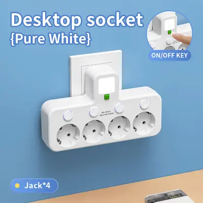跨境欧规一转多款式开关USB-C插座带usb智能插座排插拖线板TypeC - 10