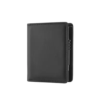 Men's Short Wallet with Automatic Pop-Up Aluminum Alloy Card Holder, RFID Protection - 7