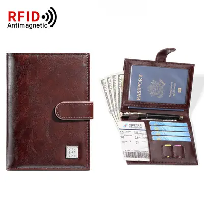 Reisepass-Geldbörse mit RFID-Schutz für Reisekarten - 6