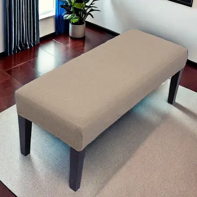 Cross-border Ready-made Bench Cover Piano Elastic Thickened Corn Kernel Bench Cover Home Hotel Shoe Changing Stool Cover - 11