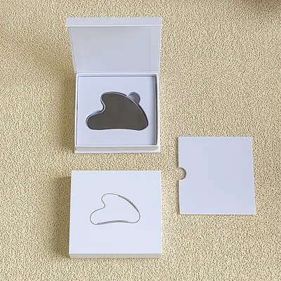 Factory direct supply scraping board gift box jade scraping roller massage tool magnetic suction book-shaped box ready for sale - 8