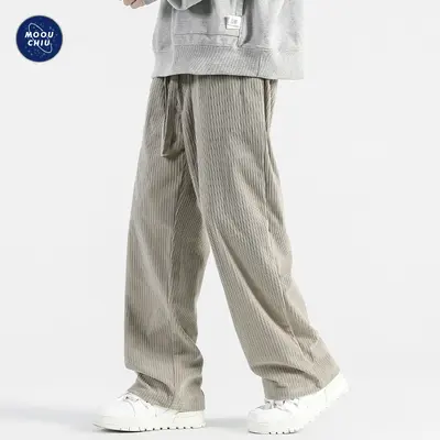 Herren-Cordhose, locker gerade, weites Bein - 4