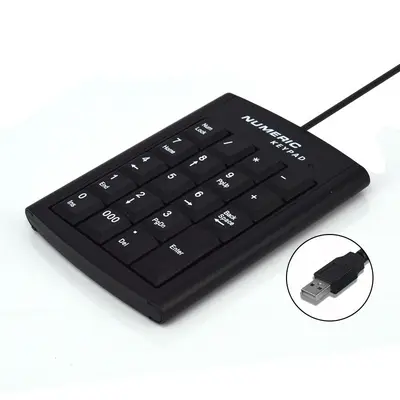 Sınır ötesi 2.4G Bluetooth kablosuz tuş takımı USB alıcısı Bluetooth finansal muhasebe ince ve hafif mini tuş takımı - 11