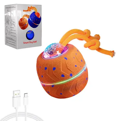 Smart Rechargeable Gravity Bouncing Dog Ball, ETPI Material, Cat and Dog Toy - 8