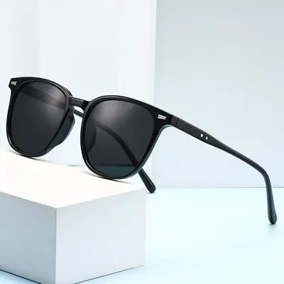 Retro Square Sunglasses for Small Faces, Anti-UV, Unisex - 7