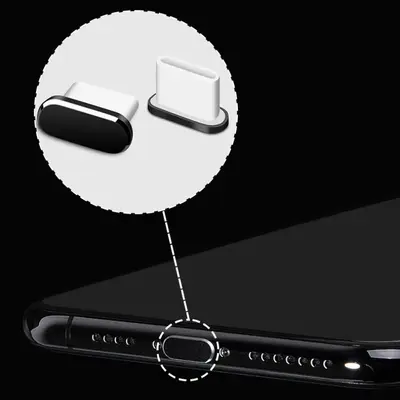 Telefon Toz Koruma Ağı USB C Toz Kapağı iPhone 15/16/17 için Toz Koruma Temizleme Seti